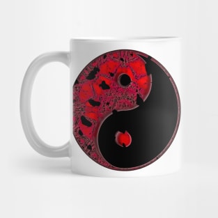 Dark Ying Yang Mug